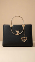 Elegant Metal Handle Tote Bag – Premium Women's Handbag