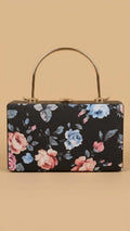 Elegant Floral Box Clutch Bag for Women | Premium Evening Party Handbag