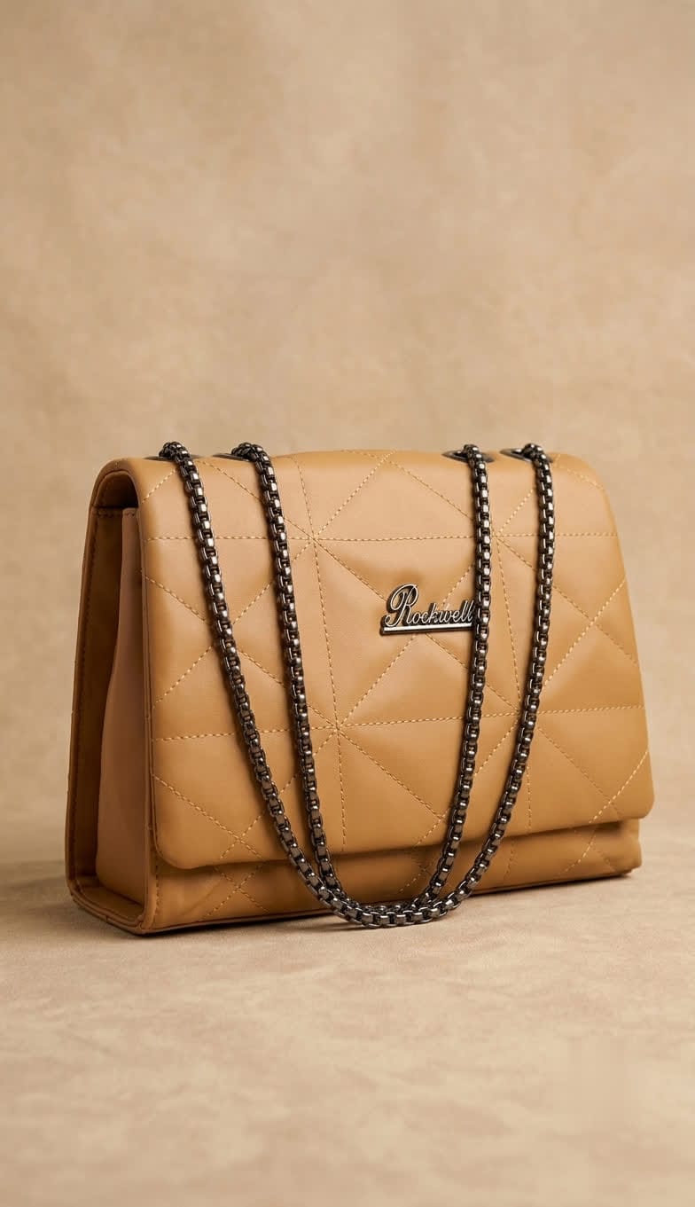 Luxury Quilted Chain Shoulder Bag for Women | Elegant Crossbody Handbag
